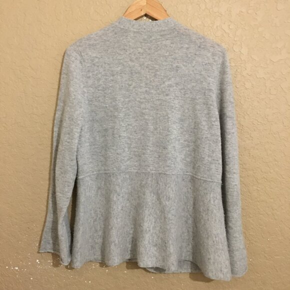 Charter Club Womens Large Cardigan Sweater Cashmere Gray - Picture 5 of 11